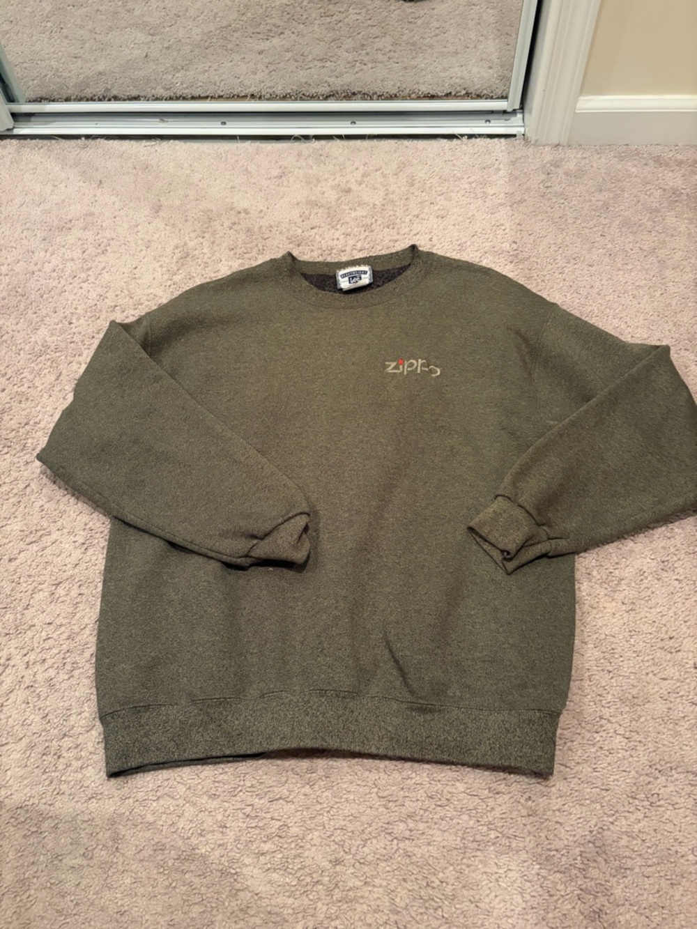Lee Olive Green Crewneck Sweatshirt